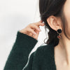 2018 Popular Korean Round Geometric Water Drop Earrings Women Square Simple Pendientes Girl Fashion Ear Jewelry Accessories - Surprise store