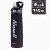 750/600ML Outdoor Travel Portable Drinkware Tritan Plastic Whey Protein Powder Sport Shaker Bottle For Water Bottles With Straw