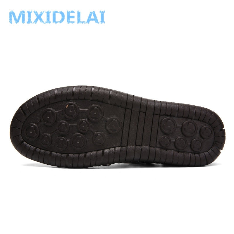 Summer Sandals Men Leather Classic Roman Sandals 2020 Slipper Outdoor Sneaker Beach Rubber Flip Flops Men Water Trekking Sandals