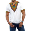 2018 Fashion Mens African Clothes Tops Tee Shirt Homme Africa Dashiki Dress Clothing Brand Casual Short Sleeve T Shirt for Men - Surprise store