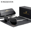 KINGSEVEN 2021 Brand Men Aluminum Sunglasses Polarized UV400 Mirror Male Sun Glasses Women For Men Oculos de sol