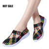 Summer Woven Big Size 35-42 Women Flats Breathable Sneaker Hollow Sandals Loafers Slip-on Running Sneaker Boat Sports Shoe