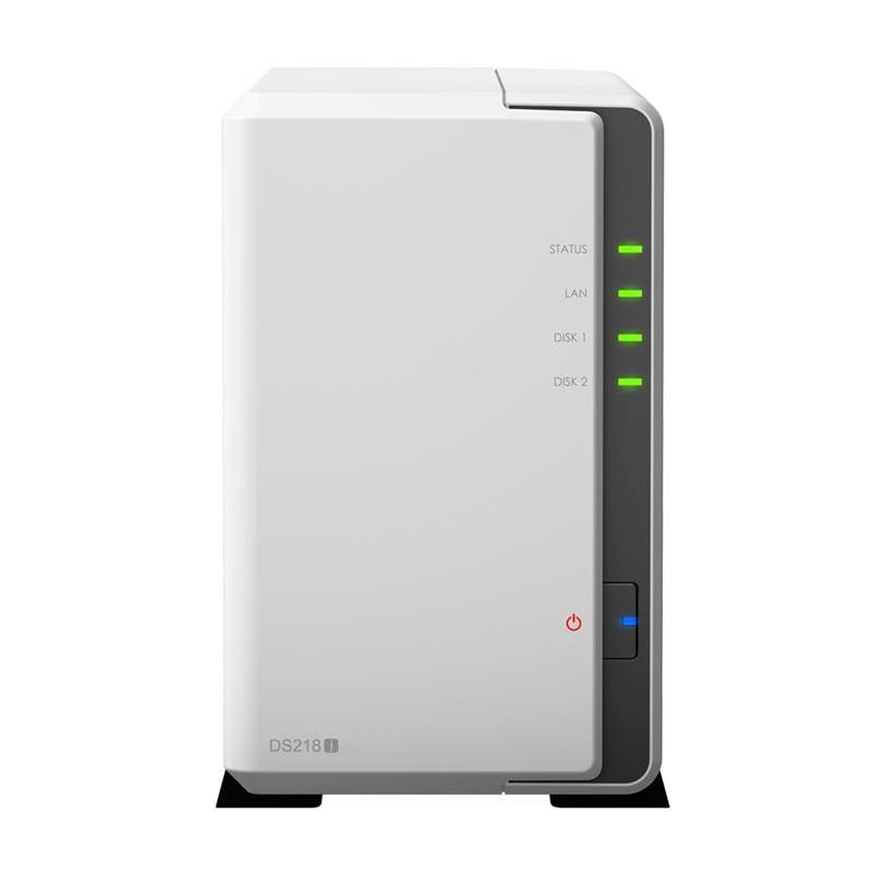 Synology NAS Disk Station DS218j 2-bay diskless nas server nfs network storage cloud storage, 2 years warranty Orignal - Surprise store