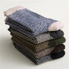 Winter new men's Harajuku retro thick warm high quality wool socks Fashion cotton thick line casual socks 5 pairs