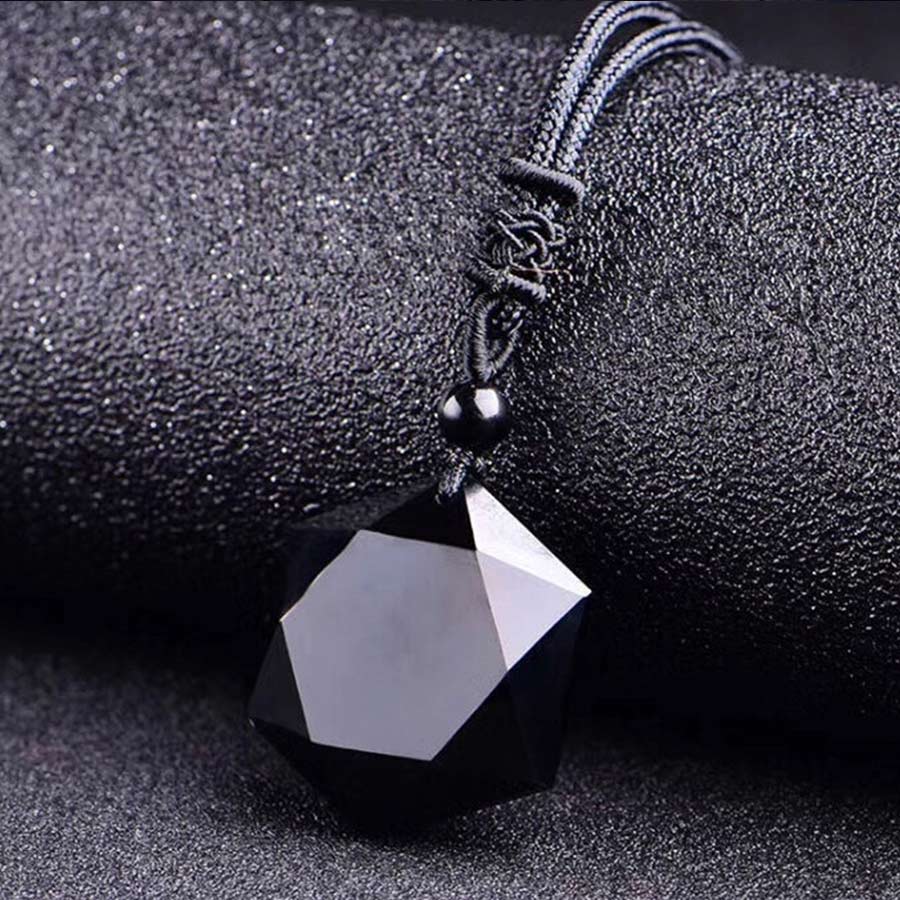 Natural Amethysts Star of David Necklaces for Women New Wealth Pendant Necklaces Men Amulet Pendant Energy Stone Judaism Jewelry