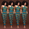 2019 fashion style new plus size african women jumpsuit S-L