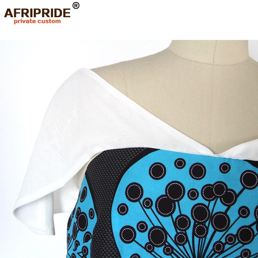 African wax summer bodycon dresses for women AFRIPRIDE tailor made adjustable sleeves knee length women party dress A1925006 - Surprise store