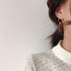Geometry retro circle pendant earrings jewelry fashion woman earrings Statement earring for Girls gift for woman - Surprise store