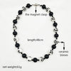 Dandie Fashion, personality, exquisite, Flower pattern, romantic ceramic bead necklace, Women's fashion acces - Surprise store