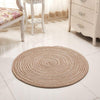 EHOMEBUY Carpet Round Carpet Floor Protection Cover Home Parlor Striped Living Room Mat Round Carpet Tatami Rug New Arrival - Surprise store