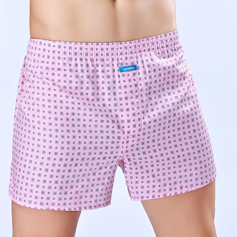 ekMlin Men's 100% Cotton Sateen Boxers Shorts printed delicate high grade-b