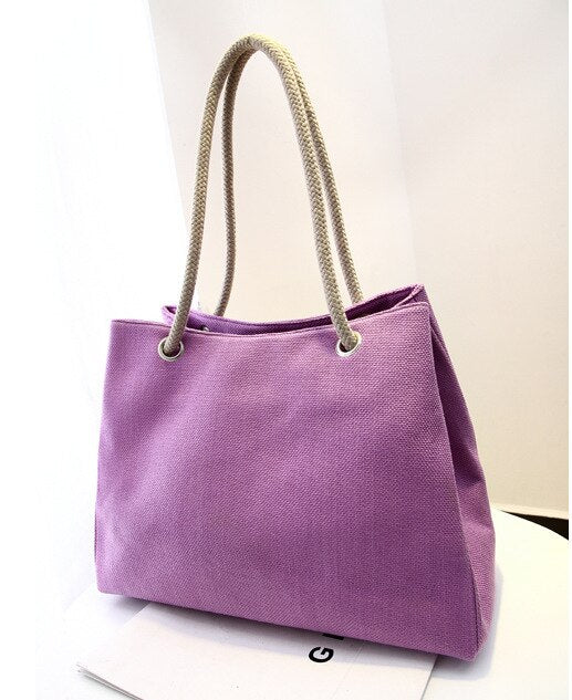 SGARR Fashion Women Cotton Fabric Handbags Luxury Designer Ladies Shoulder Bag Large Capacity Female Casual Tote Messenger Bags