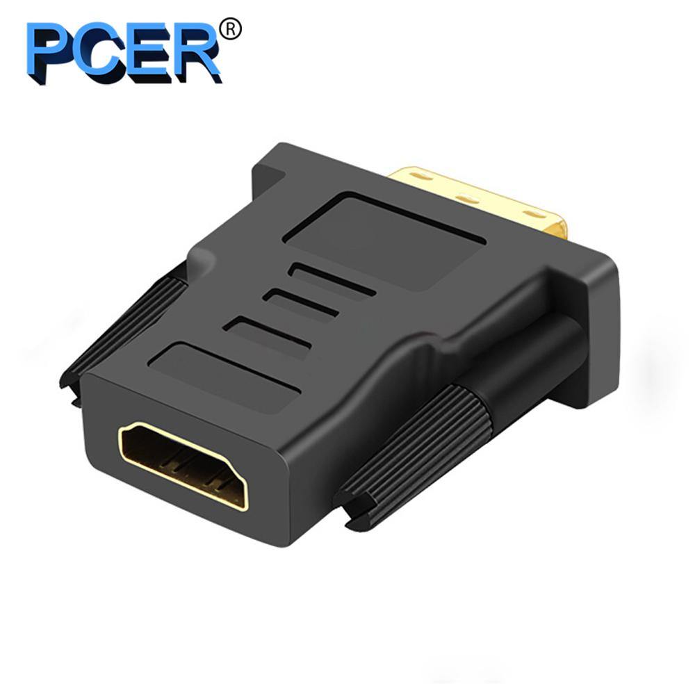 DVI male Converter DVI to HDMI 1920*1080P resolution Support for Computer Display Screen projector tv DVI adapter HDMI adapter - Surprise store