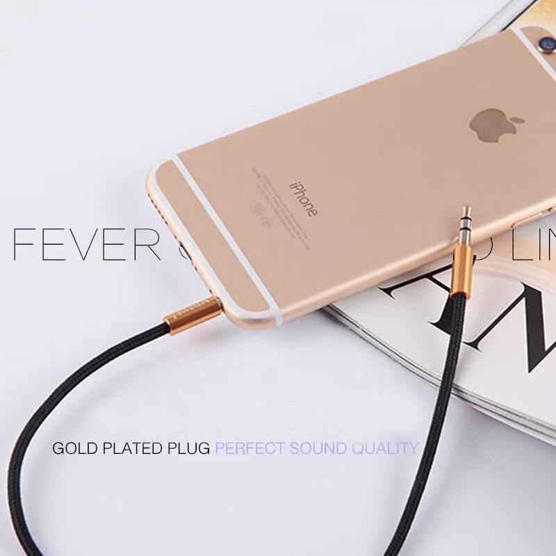 MEIYI 3.5 mm Jack Aux Audio Cable Male to Male Car Aux Cable Gold Plated Auxiliary Cable for Car / iPhones / Media Players - Surprise store