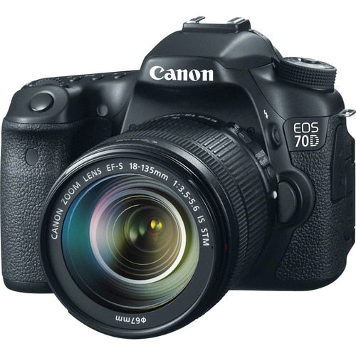 Canon 70D DSLR Camera -Vari-Angle Touchscreen -Video -Wi-Fi