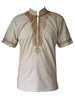 Dashikiage African Man Casual Top Kwanzaa Embroidery Dashiki Summer Men's t-shirt - Surprise store