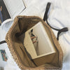 Women Straw Beach Bag Vogue Travel Holiday Vacation Leisure Handmade Woven New Tote Shopping Large Capacity Ladies Shoulder Bags