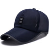 Limited Time Special full mesh cap Summer Breathable Mesh Baseball Cap Quick Drying Hats For Men Blue gray