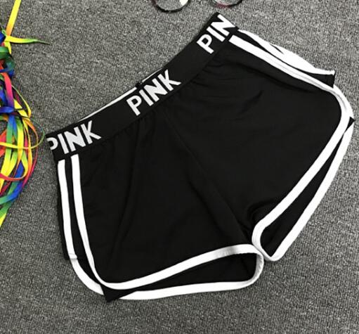 NEW Letter Sports runing Shorts Women Yoga Shorts Push Hips Sexy Middle Waisted Gym Fitness Elastic Quick Dry Running Shorts