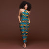2019 fashion style new plus size african women jumpsuit S-L