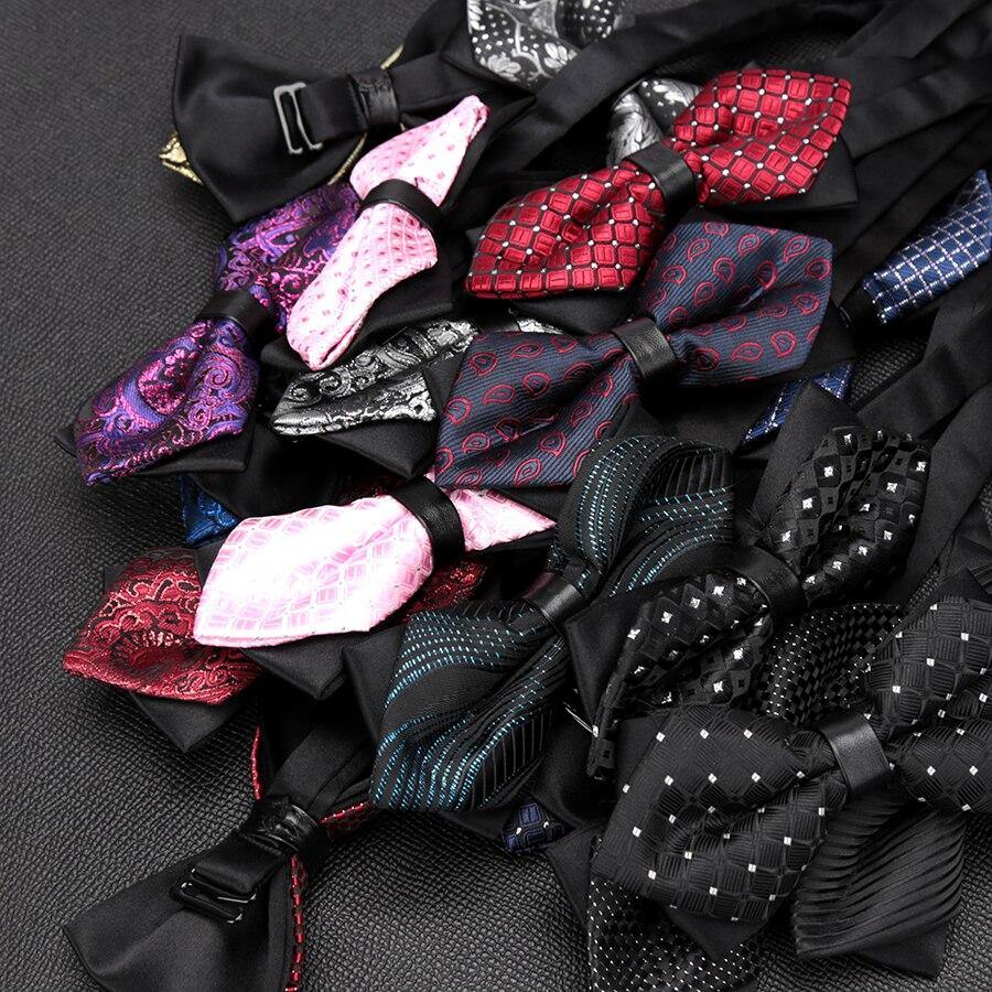 Mens Bowtie Quality Sale Necktie Fashion Formal Luxury Wedding Butterfly Cravat Ties for Men Shirt Business Gifts Accessories - Surprise store