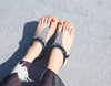 2019 Women`s Summer Bohemia Beach Rhinestone Shoes Diamond Sandals Women T-strap Thong Flip Flops Plus Size Peep Toe Shoes E774