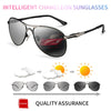 CAPONI Driving Photochromic High Quality Sunglasses Polarized Classic Brand Sun Glasses for Men oculos de sol masculino CP8722