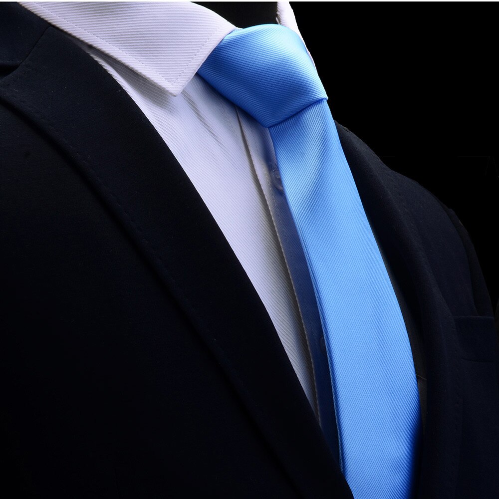 GUSLESON Quality Jacquard Woven Silk Solid Tie for Men 8cm Classic Plain Necktie Red Navy Gold Yellow Ties for Wedding Business