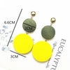 New Luxury Big Round Earrings 2019 Fashion Korean Dangle Drop Earrings For Women Long Gold Statement Earrings - Surprise store