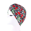 New Women Print Flower Knot Cancer Ruffle Chemo Hat Beanie scarf Turban Head Wrap Knitted Cap Hair Loss Accessories