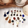 2018 Popular Korean Round Geometric Water Drop Earrings Women Square Simple Pendientes Girl Fashion Ear Jewelry Accessories - Surprise store