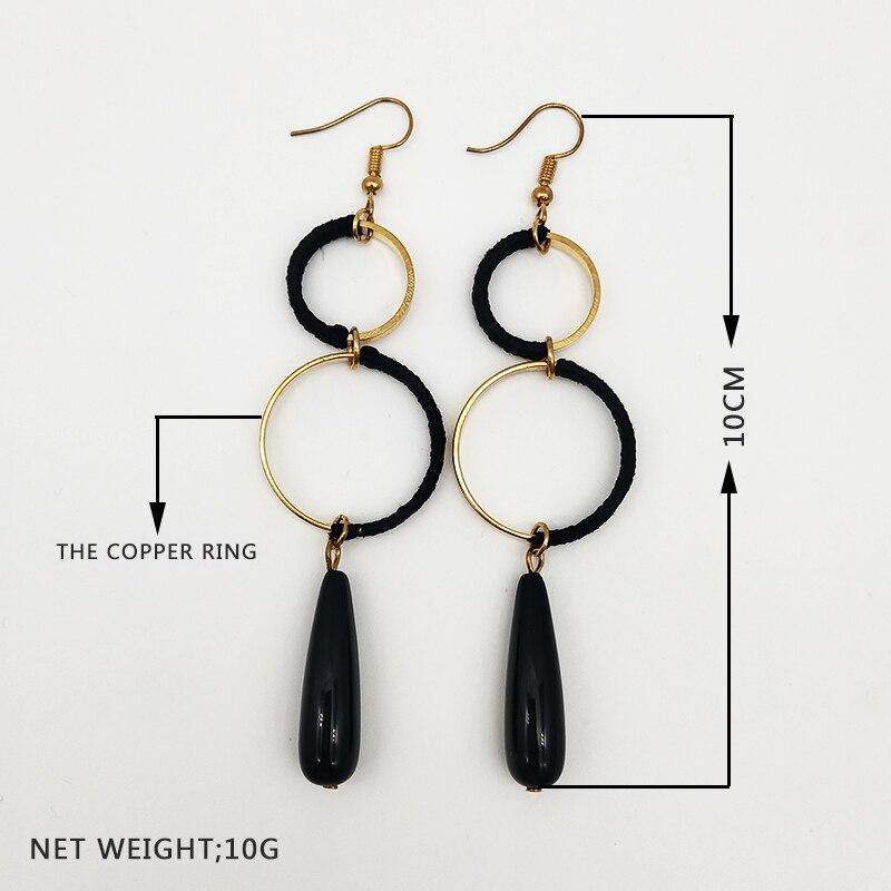 Dandie Stylish braided coil earrings, geometric metal, pop, punk, rock feminine accessories - Surprise store