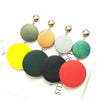 New Luxury Big Round Earrings 2019 Fashion Korean Dangle Drop Earrings For Women Long Gold Statement Earrings - Surprise store