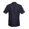 Mr Hunkle Men's Embroidery Shirt Summer and Autumn Short Sleeve Casual Shirts Mandarin Collar Men's Clothing With Single Button - Surprise store