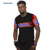 Summer Bazin Riche Men Shirt 100% Cotton Custom Dashiki African Print Patchwork Shirts Traditional African Style Clothing WYN477