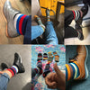 Casual Mens Socks Chromatic Stripe Five Pairs Of Socks Man With The Final Design Clothing Fashion Designer Style Cotton No Box