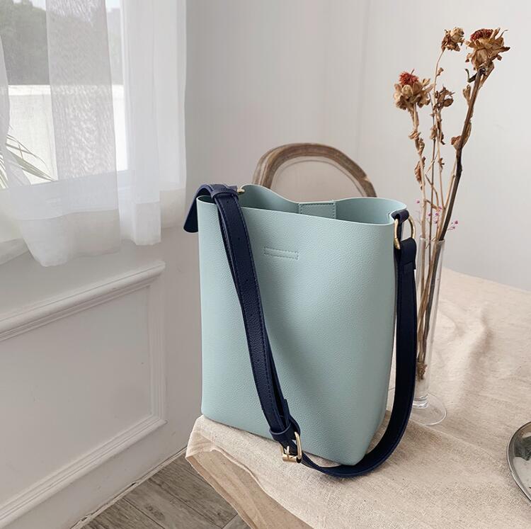 New style women's fashion small handbag female shoulder messenger bucket bag cute vintage popular cross body bag T36