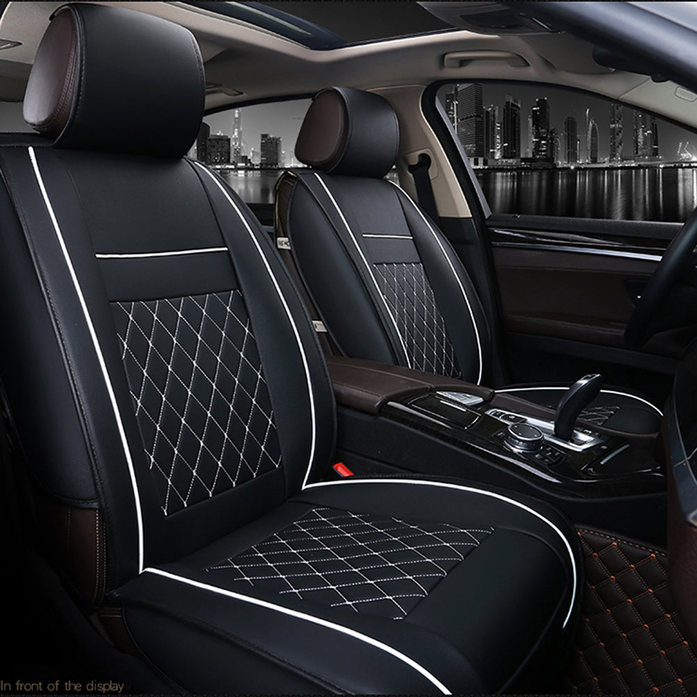 Car Accessories Car Front Seat Cover Breathable PU Leather Pad Cushion Cushion Protection Car Interior Supplies Universal