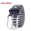 Men Elastic Belt Striped Women Stretch Belt For Unisex Knitted Braided Long Belt Extend 160 CM Belt Factory Directly Price