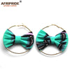 african fashion style earring for women AFRIPRIDE handmade ankara print women ear wear A1928002 - Surprise store