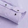 New 2017 Autumn Striped Casual Men Dress Shirts Fashion Designer Small Button down double Collar Cotton Men's Shirt M504