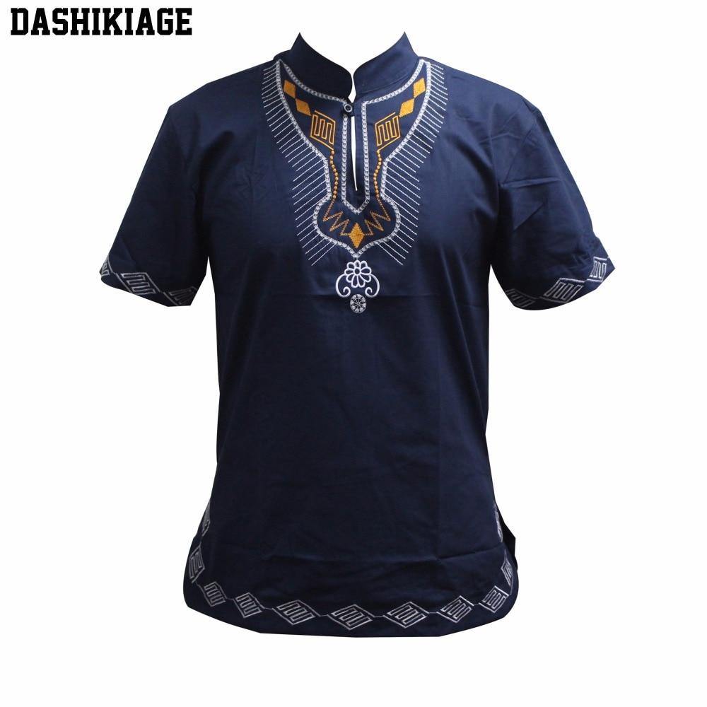 Dashikiage Embroidery Pan-African Holiday Kwanzaa Tops Cool Outfit High Quality Causal Dropship T-shirt - Surprise store
