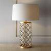 High Quality Simple Warm Golden Table Lamps Retro Creative American Style Lighting For Bedroom Foyer Hotel Decorative Lights
