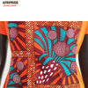 plus size african women dress AFRIPRIDE private custom short sleeve knee-length casual fall dress pure cotton linings A722557 - Surprise store