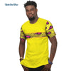 Summer Bazin Riche Men Shirt 100% Cotton Custom Dashiki African Print Patchwork Shirts Traditional African Style Clothing WYN477