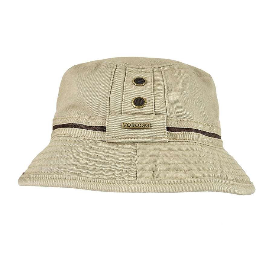 VOBOOM Bucket Hats for Men Women Washed Cotton Panama Hat Summer Fishing Hunting Cap Sun Protection Caps Panama Hat 139