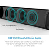 ELE ELEOPTION Home Theater 2.0 Sound System 100W Soundbar TV Bluetooth Speaker Support Optical AUX TV Sound Bar Subwoofer For TV - Surprise store