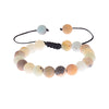 OIQUEI Handmade Women Men Charm White Black Red Natural Stone briaded Bracelets with Macrame for Fashion Jewelry Drop Shipping