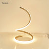 LED Spiral Table Lamp Home Living Room Bedroom Decoration Lighting Bedside Light
