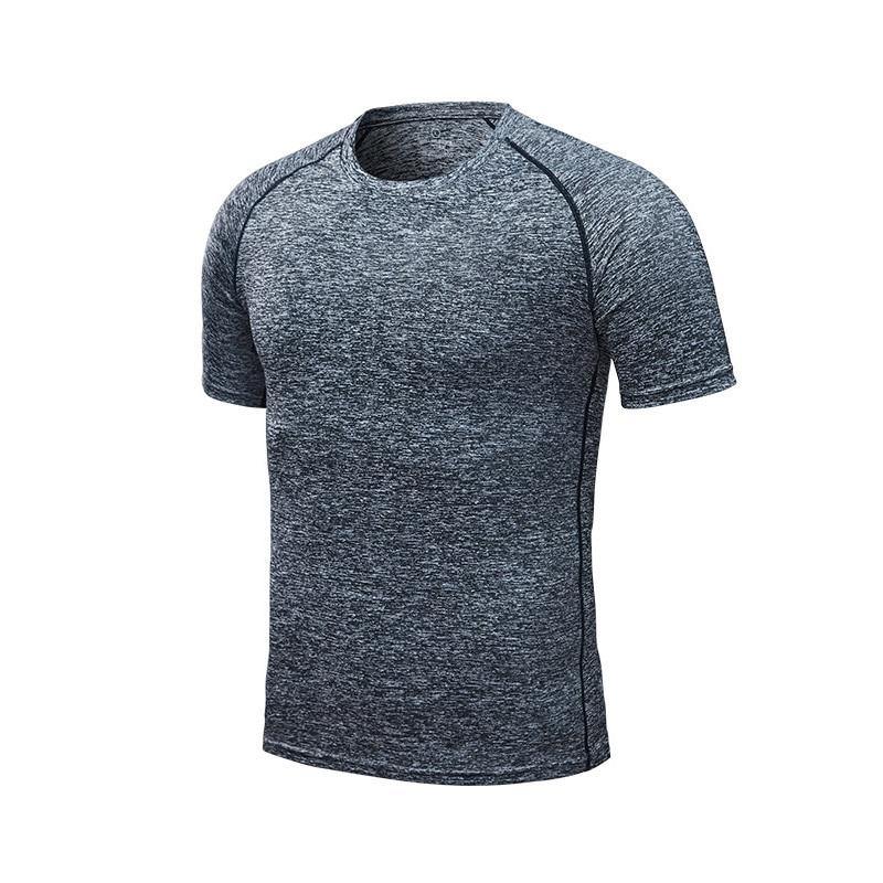 Men's Running T-Shirts, Quick Dry Compression Sport T-Shirts, Fitness Gym Running Shirts, Soccer Shirts Men's Jersey Sportswear - Surprise store